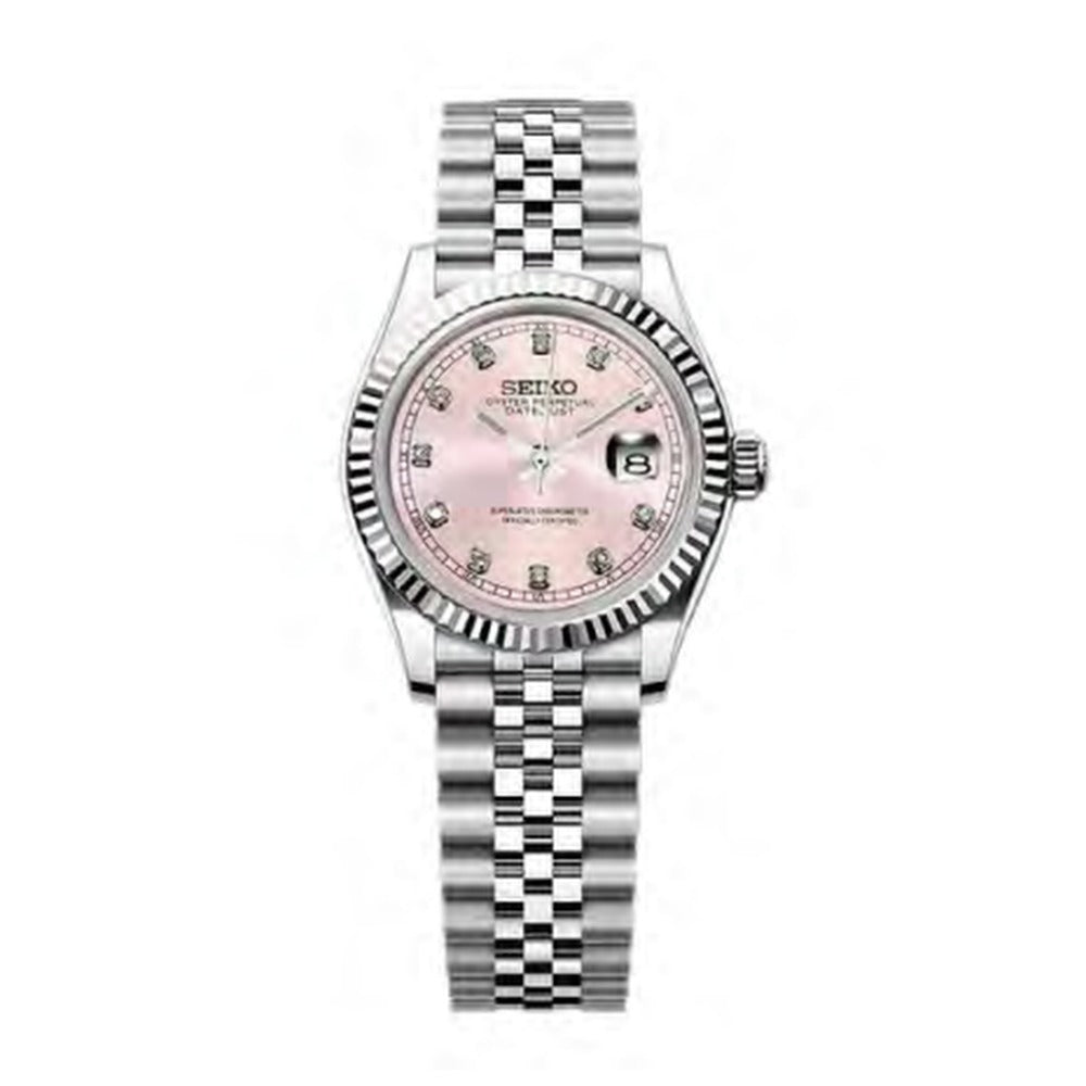 Datejust Style · Femme Pink Diamond
