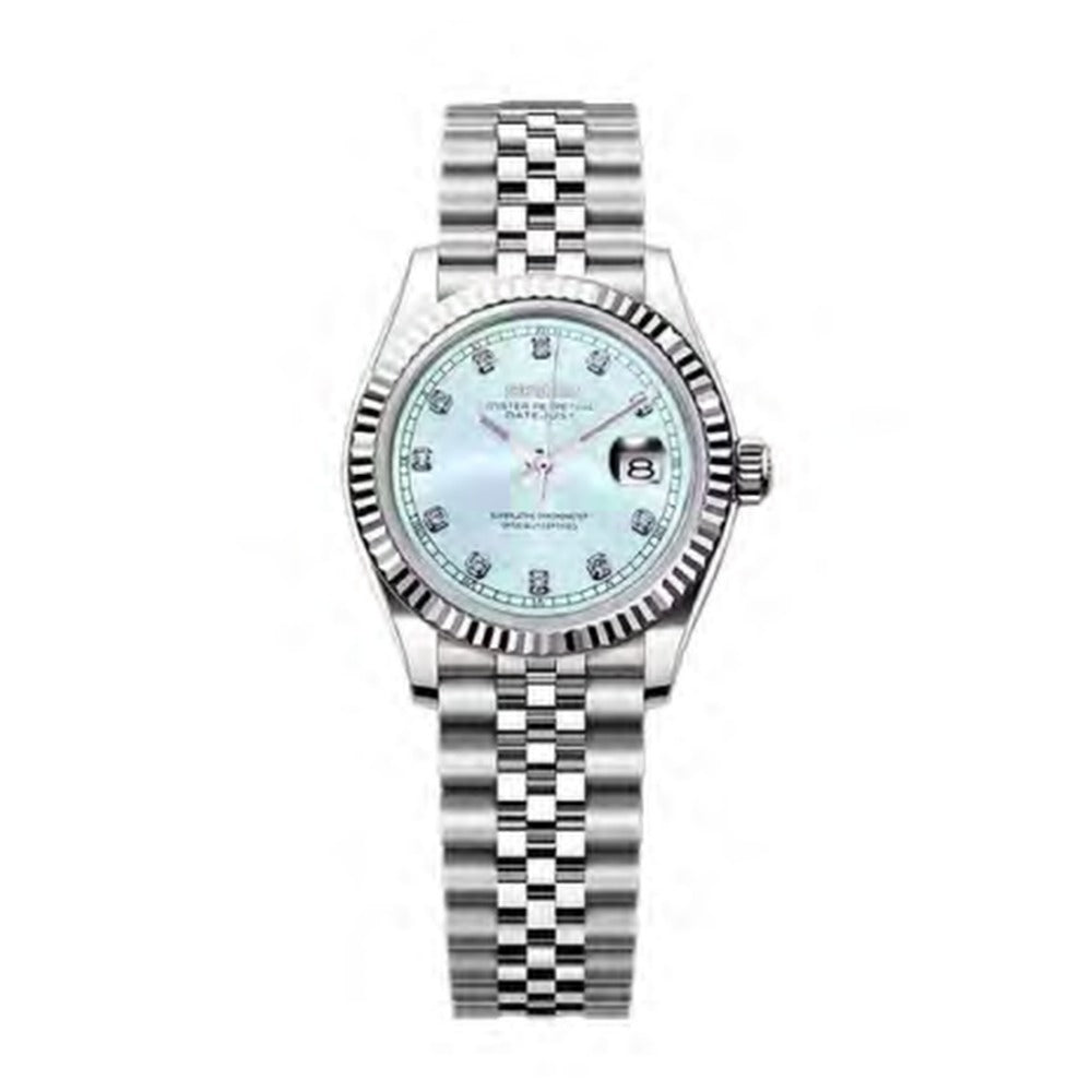 Datejust Style · Femme Ice Blue Diamond