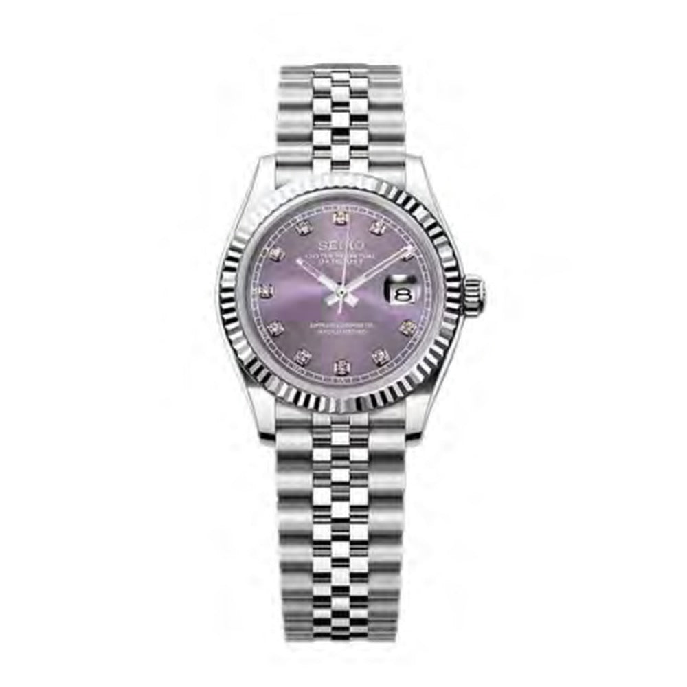 Datejust Style · Femme Purple Diamond