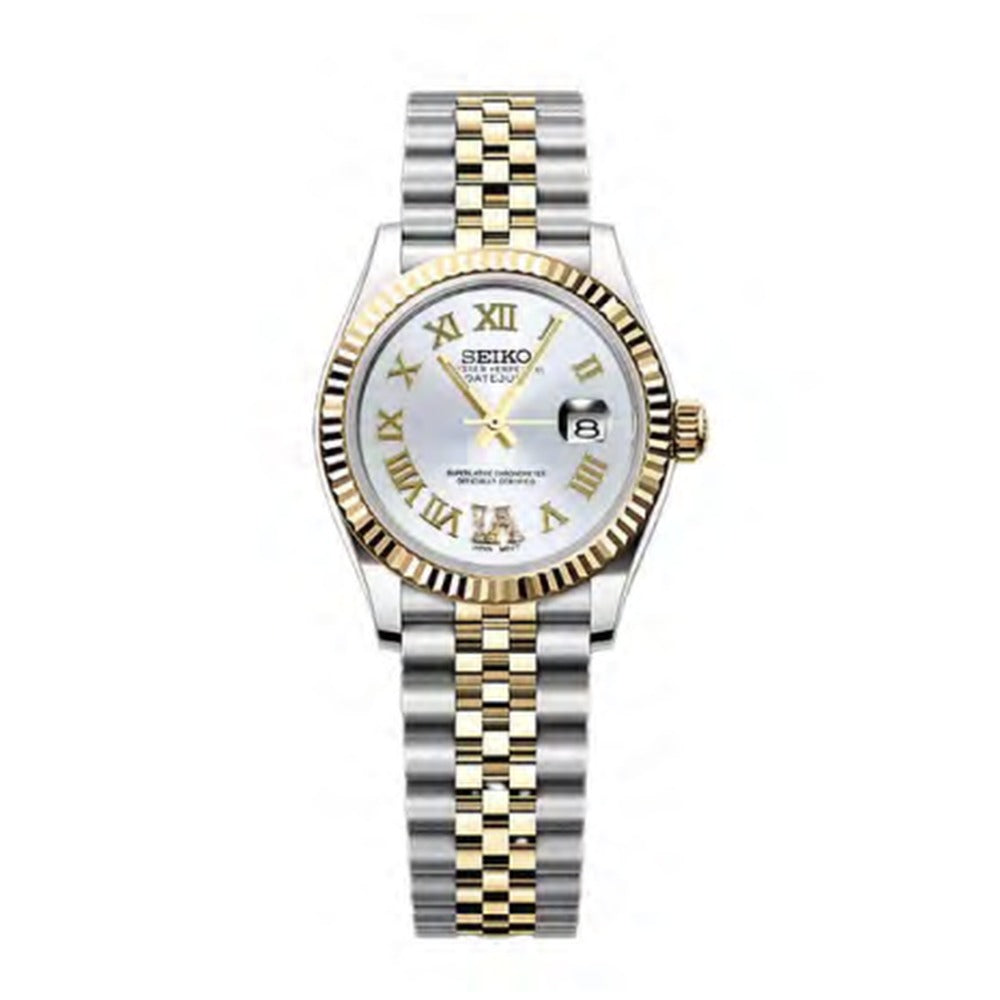 Datejust Style · Femme Roman Gold